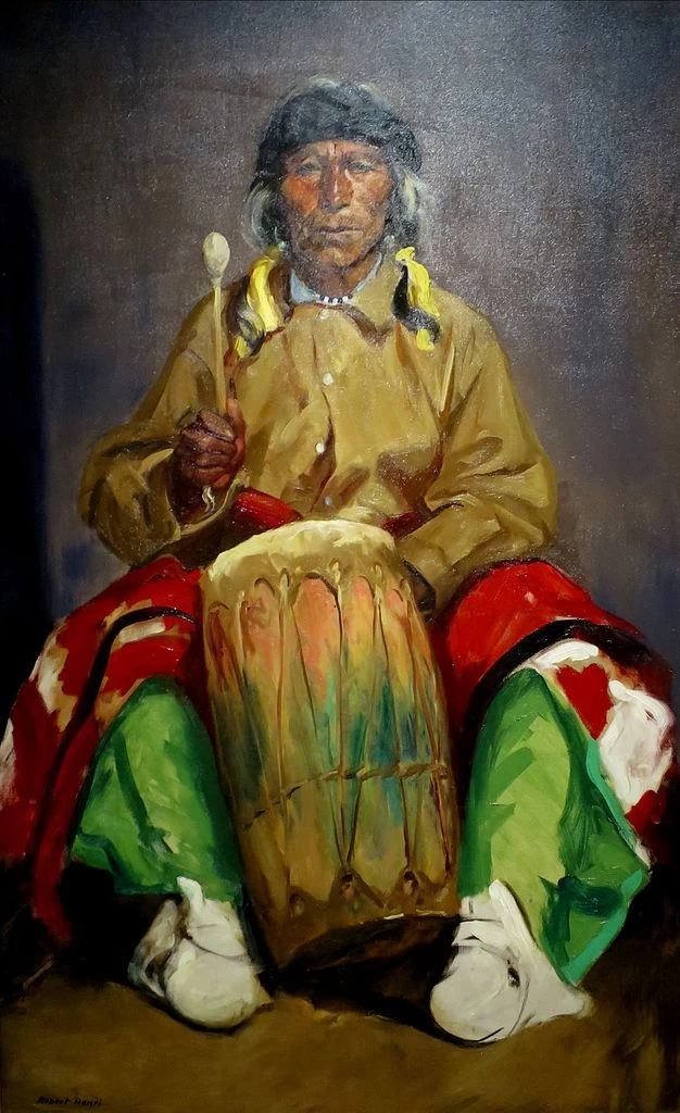 Ritratto di Dieguito Roybal, San Ildefonso Pueblo - New Mexico Museum of Art